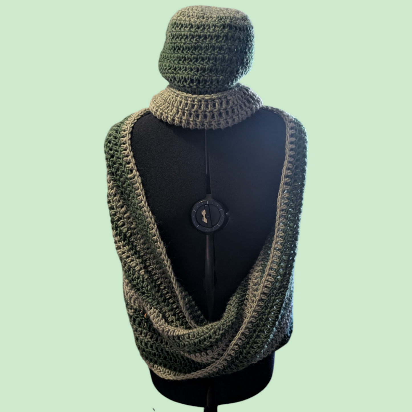 Mobius Twist Shawl and Hat Set