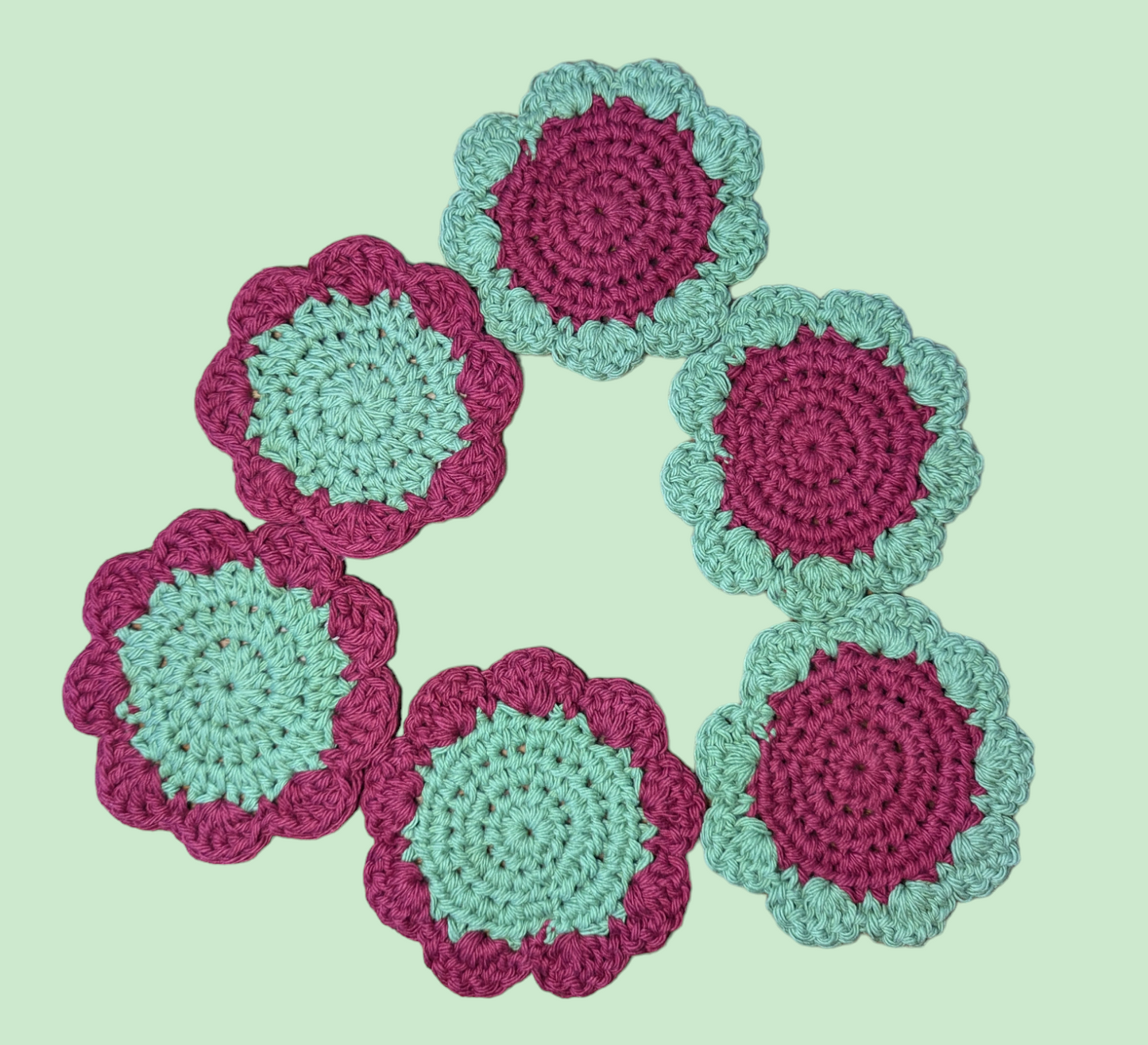 Cotton Flower Coasters