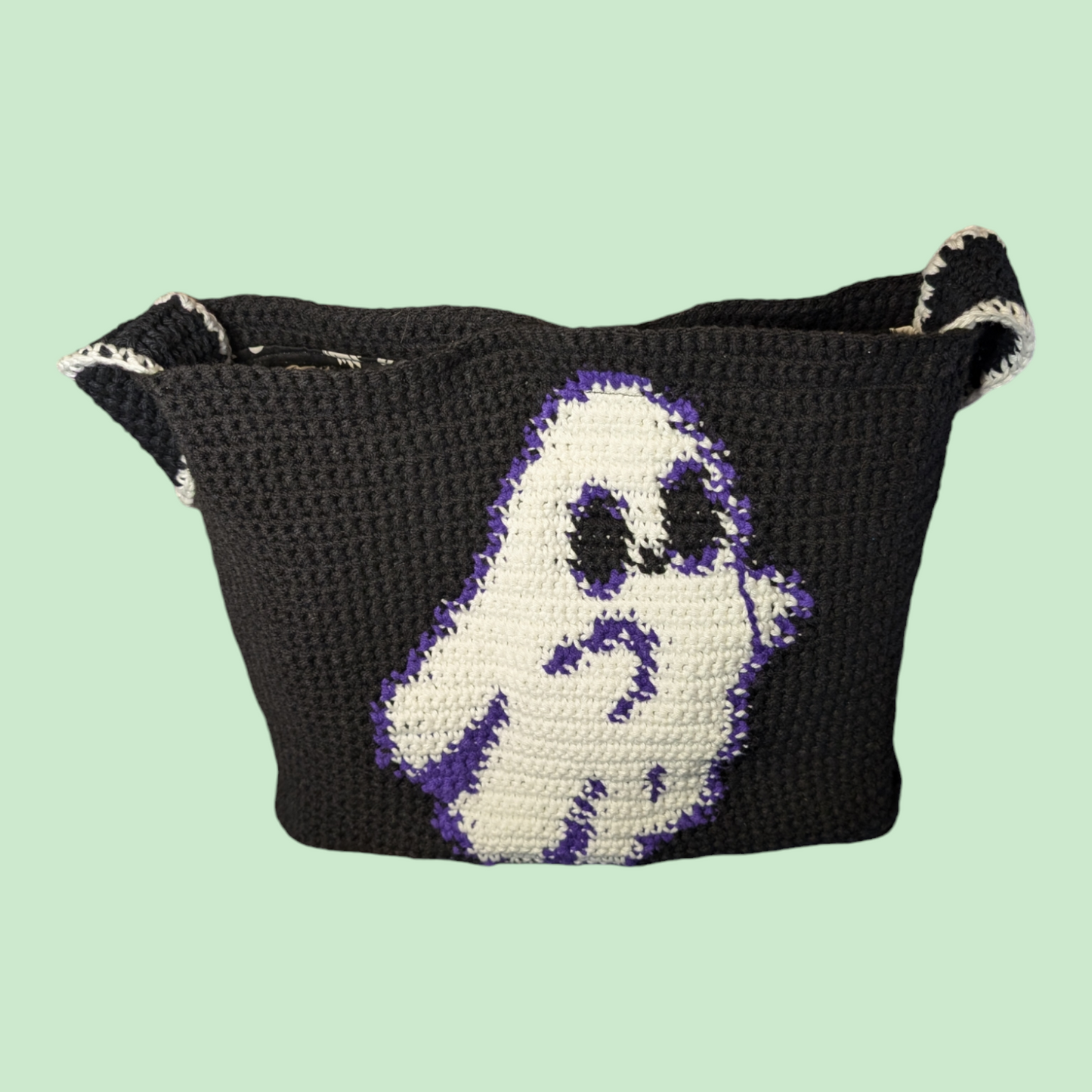 Crocheted Ghost Handbag