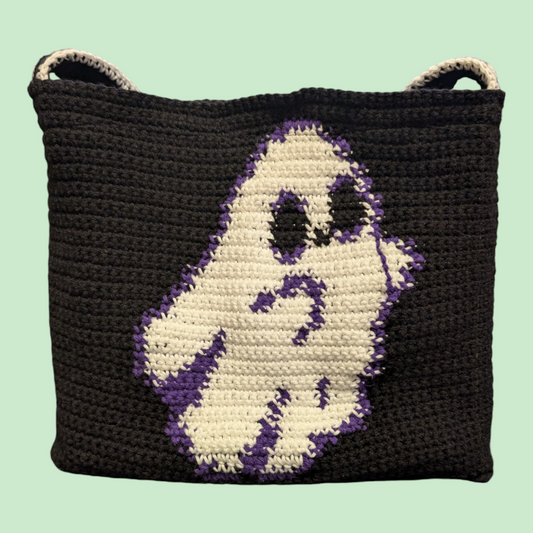 Crocheted Ghost Handbag